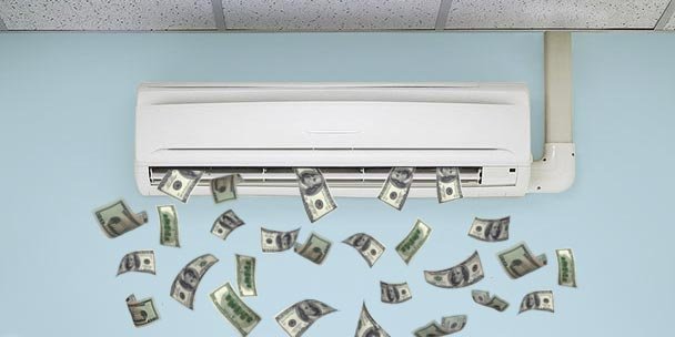 ac unit spitting out money